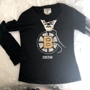 Bruins Lace-up Sweatshirt